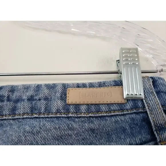 Blank NYC The Madison Crop High Rise Jeans 28 Distressed Cottagecore Festival - Picture 7 of 10